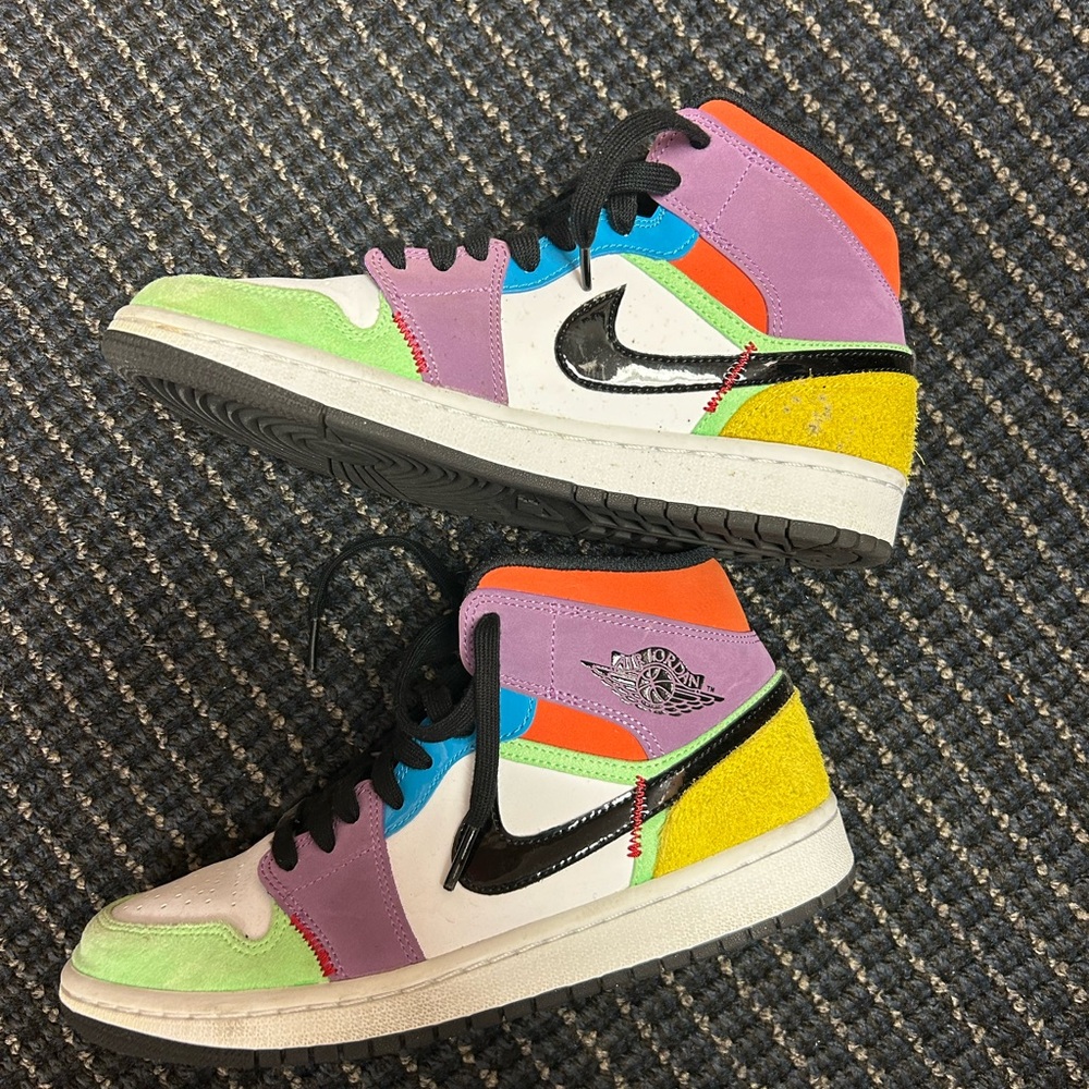 Women’s Nike Air Jordan 1 mid  Sneakers - ‘Lightbulb’